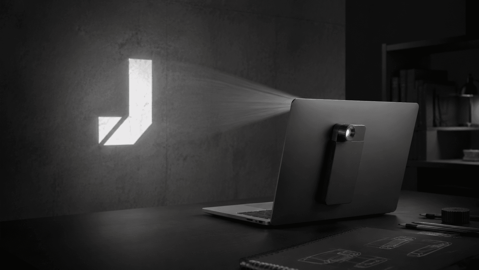DIGITAL SHADOW ATTACHABLE LIGHT PROJECTION DEVICE 메인 화면